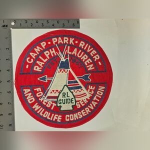 Polo Ralph Lauren Red Camp Conservation Patch